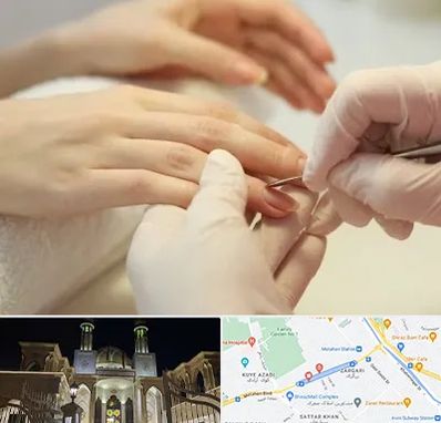 فروشگاه ابزار مانیکور و پدیکور در زرگری شیراز