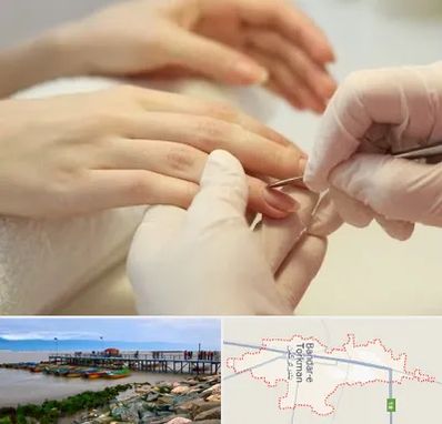 فروشگاه ابزار مانیکور و پدیکور در بندر ترکمن