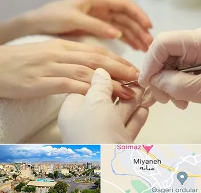 فروشگاه ابزار مانیکور و پدیکور در میانه