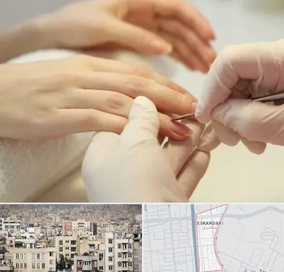 فروشگاه ابزار مانیکور و پدیکور در اسکندری