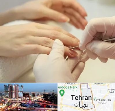 فروشگاه ابزار مانیکور و پدیکور در صادقیه 