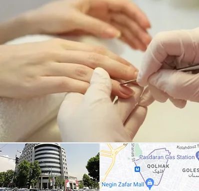 فروشگاه ابزار مانیکور و پدیکور در قلهک 