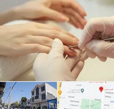 فروشگاه ابزار مانیکور و پدیکور در افسریه 