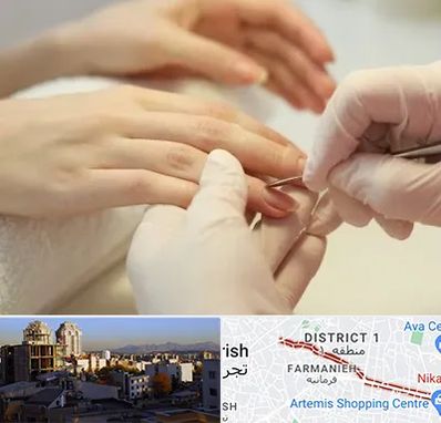 فروشگاه ابزار مانیکور و پدیکور در فرمانیه 