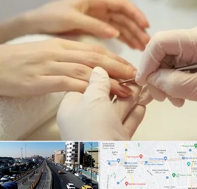 فروشگاه ابزار مانیکور و پدیکور در پیروزی 