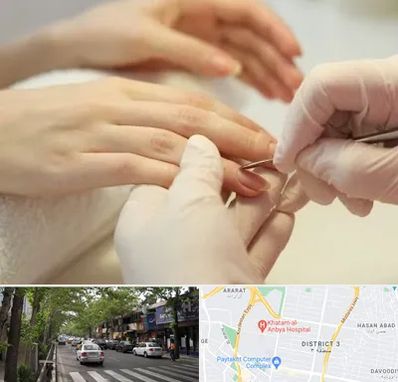 فروشگاه ابزار مانیکور و پدیکور در ظفر 