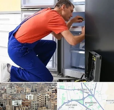 تعمیر یخچال در جنوب شرق تهران