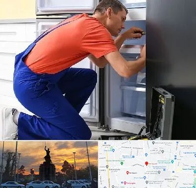 تعمیر یخچال در میدان حر