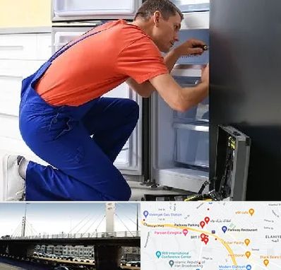 تعمیر یخچال در پارک وی