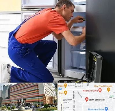 تعمیر یخچال در سهروردی