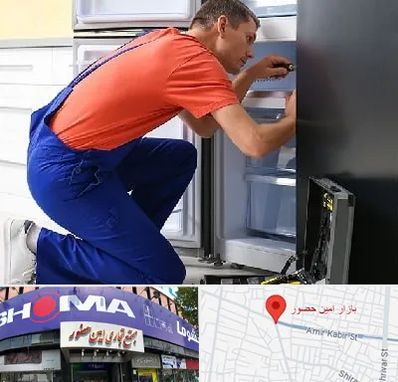 تعمیر یخچال در امین حضور