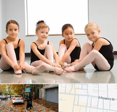 کلاس رقص در خیابان فلسطین