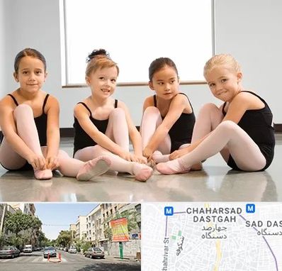 کلاس رقص در چهارصد دستگاه 