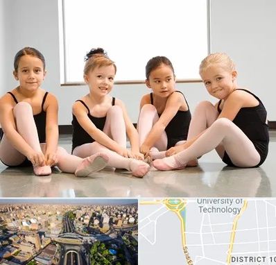 کلاس رقص در استاد معین 