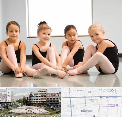 کلاس رقص در مرکز تهران