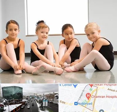 کلاس رقص باله در اقدسیه 