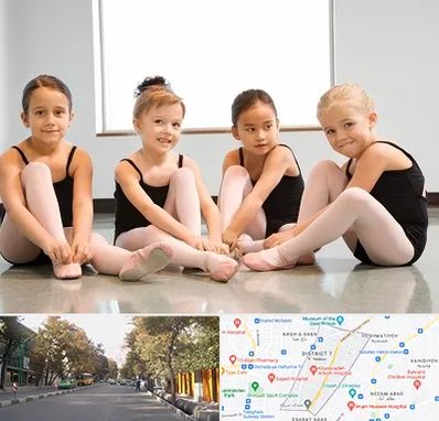 کلاس رقص باله در شریعتی 