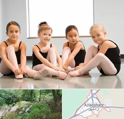 کلاس رقص باله در آزادشهر