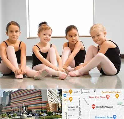 کلاس رقص باله در سهروردی 