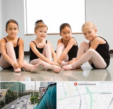 کلاس رقص باله در بلوار فرحزادی
