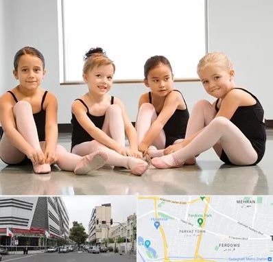 کلاس رقص باله در بلوار فردوس 