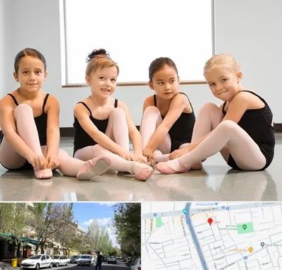 کلاس رقص باله در کوی فیروز تبریز