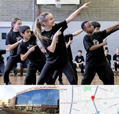 کلاس رقص عربی در نصف راه تبریز