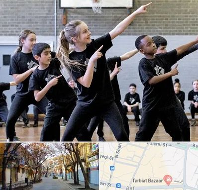 کلاس رقص عربی در تربیت تبریز
