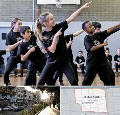 کلاس رقص عربی در خیابان جمالزاده