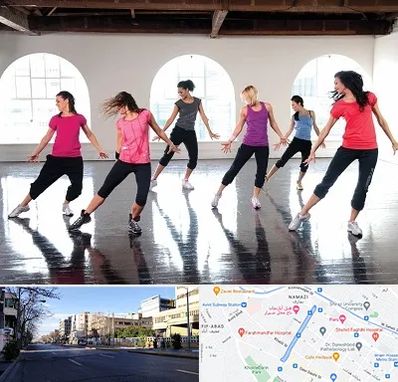 کلاس رقص اسپانیایی در خیابان ملاصدرا شیراز