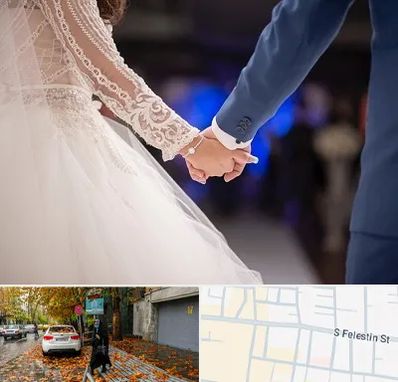 کلاس رقص عروس در خیابان فلسطین