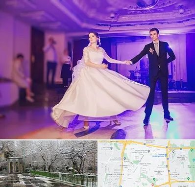 کلاس رقص دو نفره در باغ فیض