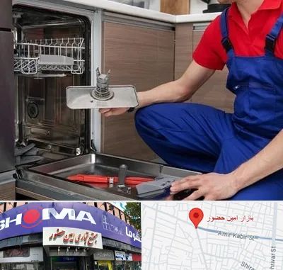 تعمیر ماشین ظرفشویی در امین حضور