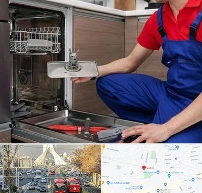 تعمیر ماشین ظرفشویی در خیابان آزادی