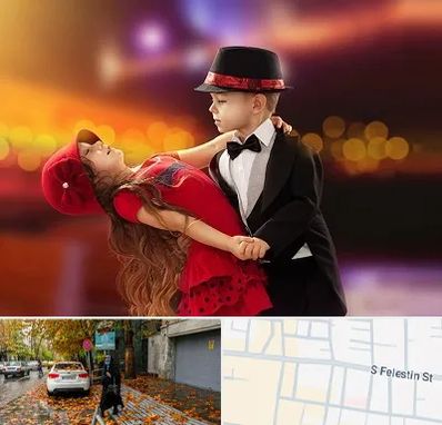 کلاس رقص تانگو در خیابان فلسطین