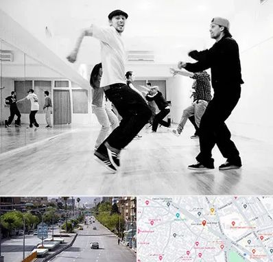 کلاس رقص آقایان در خیابان زند شیراز