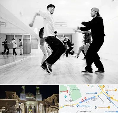 کلاس رقص آقایان در زرگری شیراز