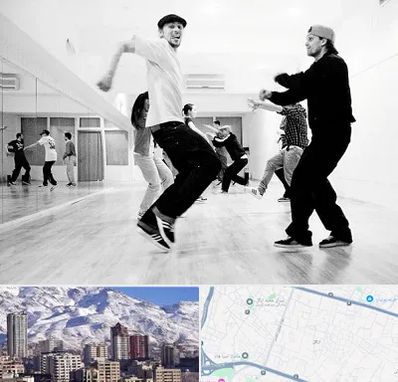 کلاس رقص آقایان در ازگل