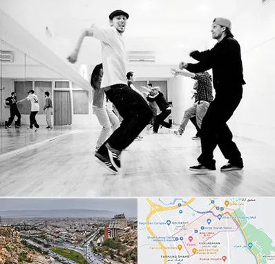 کلاس رقص آقایان در معالی آباد شیراز