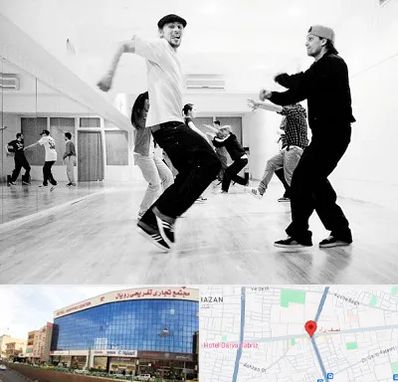 کلاس رقص آقایان در نصف راه تبریز