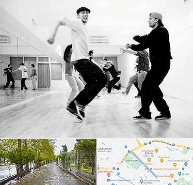 کلاس رقص آقایان در خیابان ارم شیراز