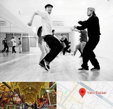کلاس رقص آقایان در بازار وکیل شیراز