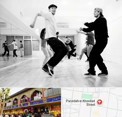 کلاس رقص آقایان در 15 خرداد