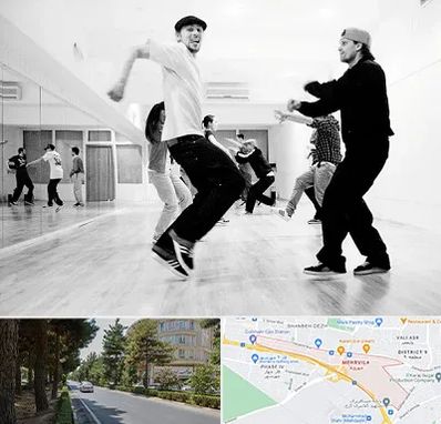 کلاس رقص آقایان در مهرویلا کرج