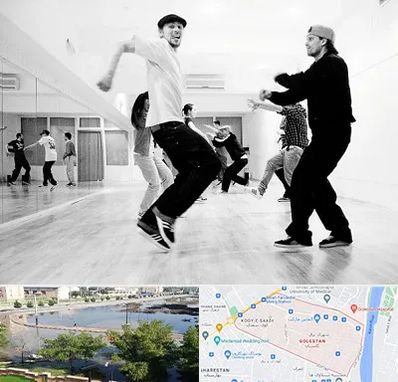 کلاس رقص آقایان در گلستان اهواز