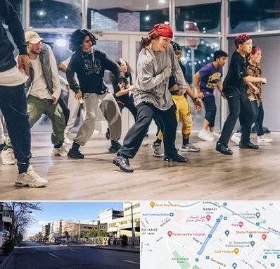 کلاس رقص هیپ هاپ در خیابان ملاصدرا شیراز