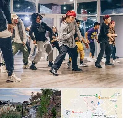 کلاس رقص هیپ هاپ در باغستان کرج