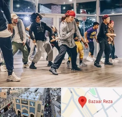 کلاس رقص هیپ هاپ در بازار رضا مشهد