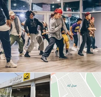 کلاس رقص هیپ هاپ در عبدل آباد