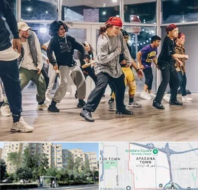 کلاس رقص هیپ هاپ در آپادانا